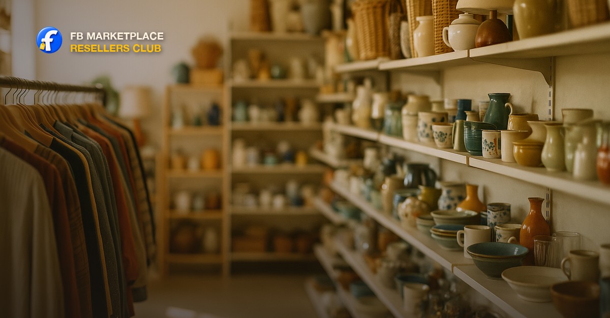 Thrift store sourcing for Facebook Marketplace resellers