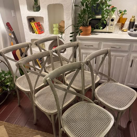 Set of 6 Aidan Gray Kason Dining Chairs