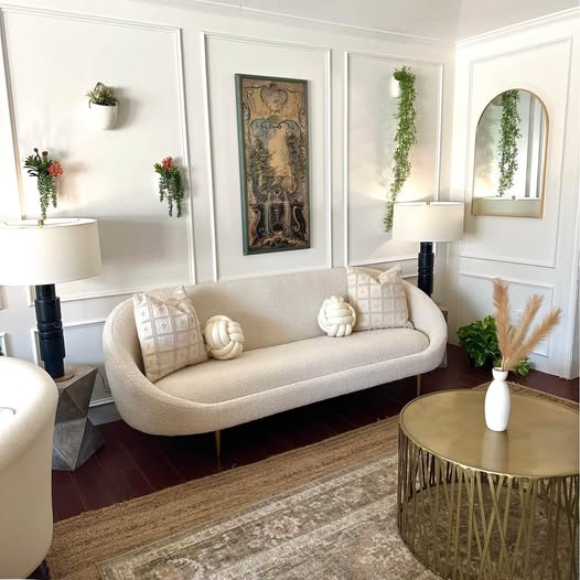 Jonathan Adler Boucle Sofa