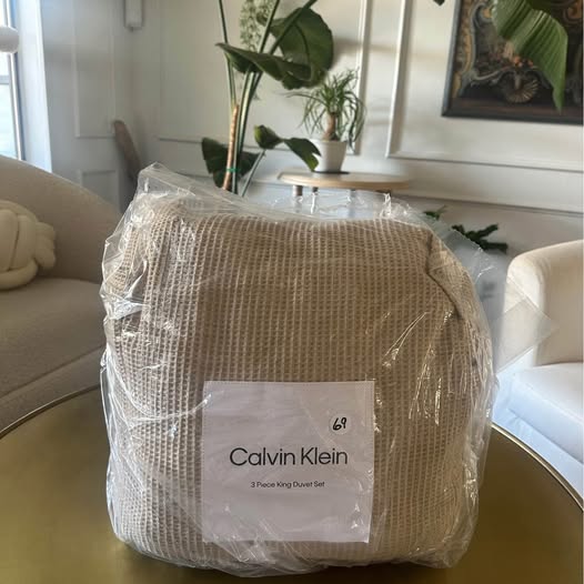Calvin Klein Waffle Duvet Set